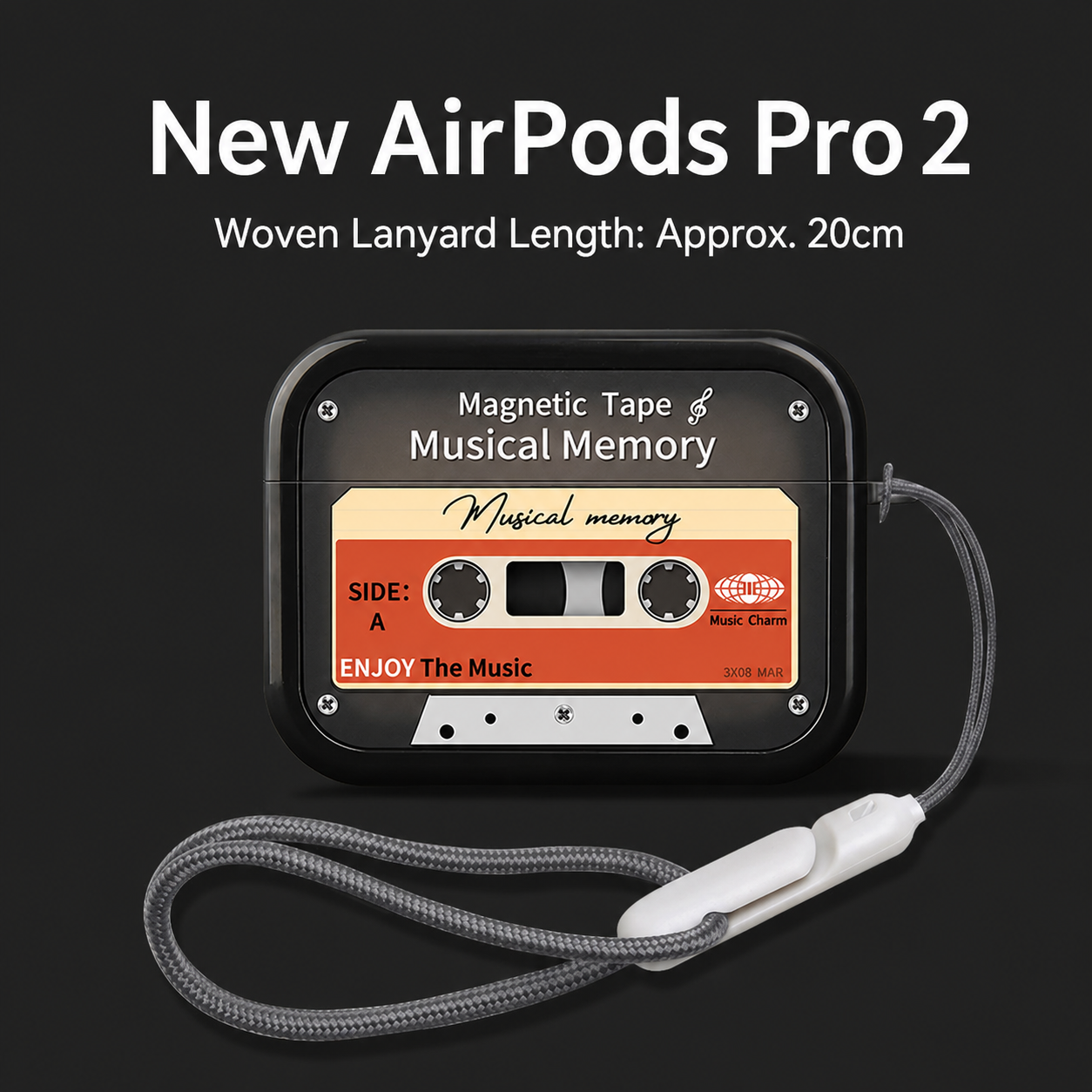 Retro Tape AirPods Protective Case