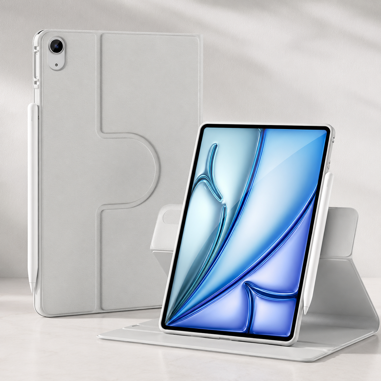 360° Rotating Magnetic iPad Folio Case