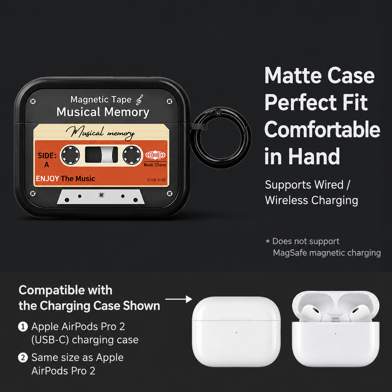 Retro Tape AirPods Protective Case