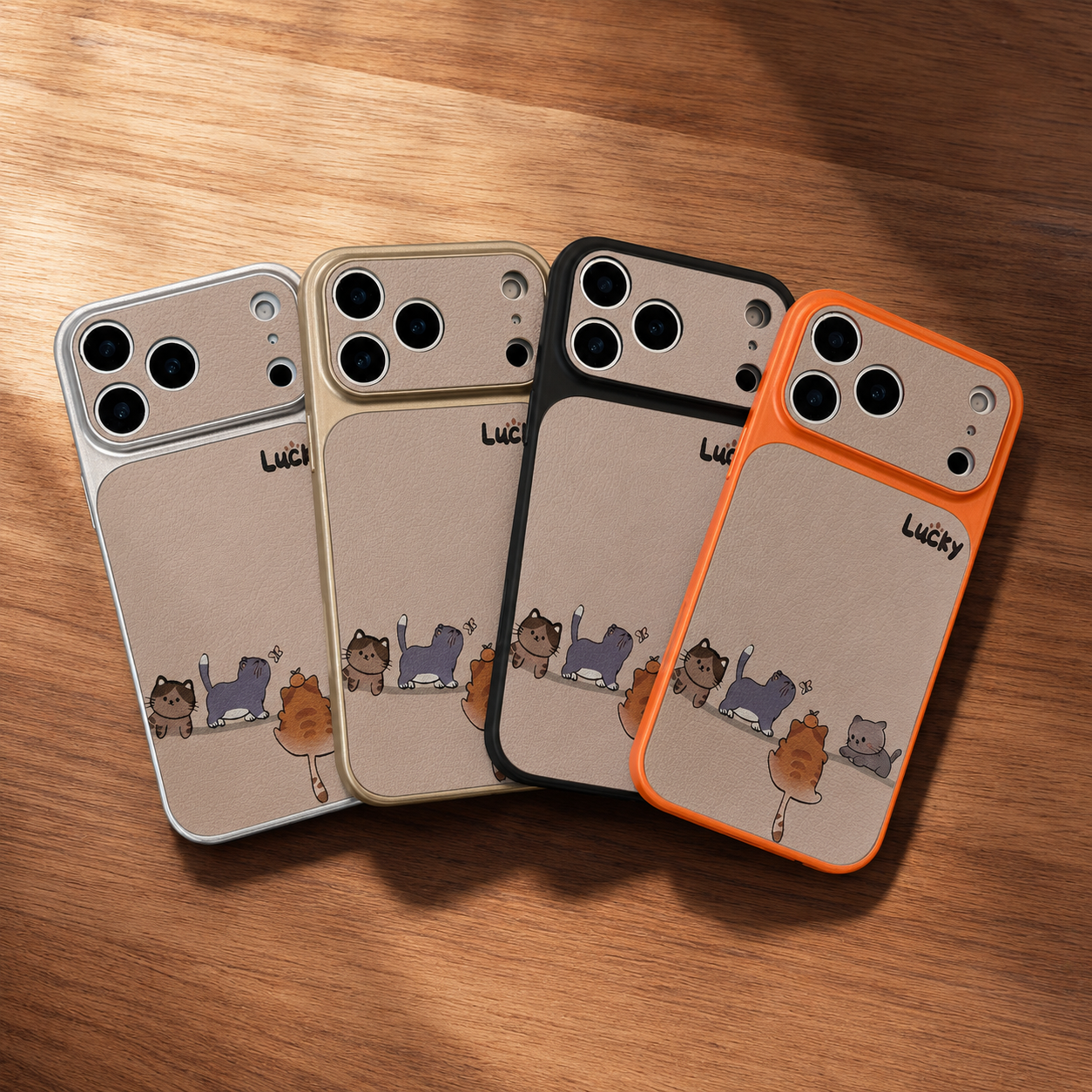 Lucky Cat Textured iPhone Case
