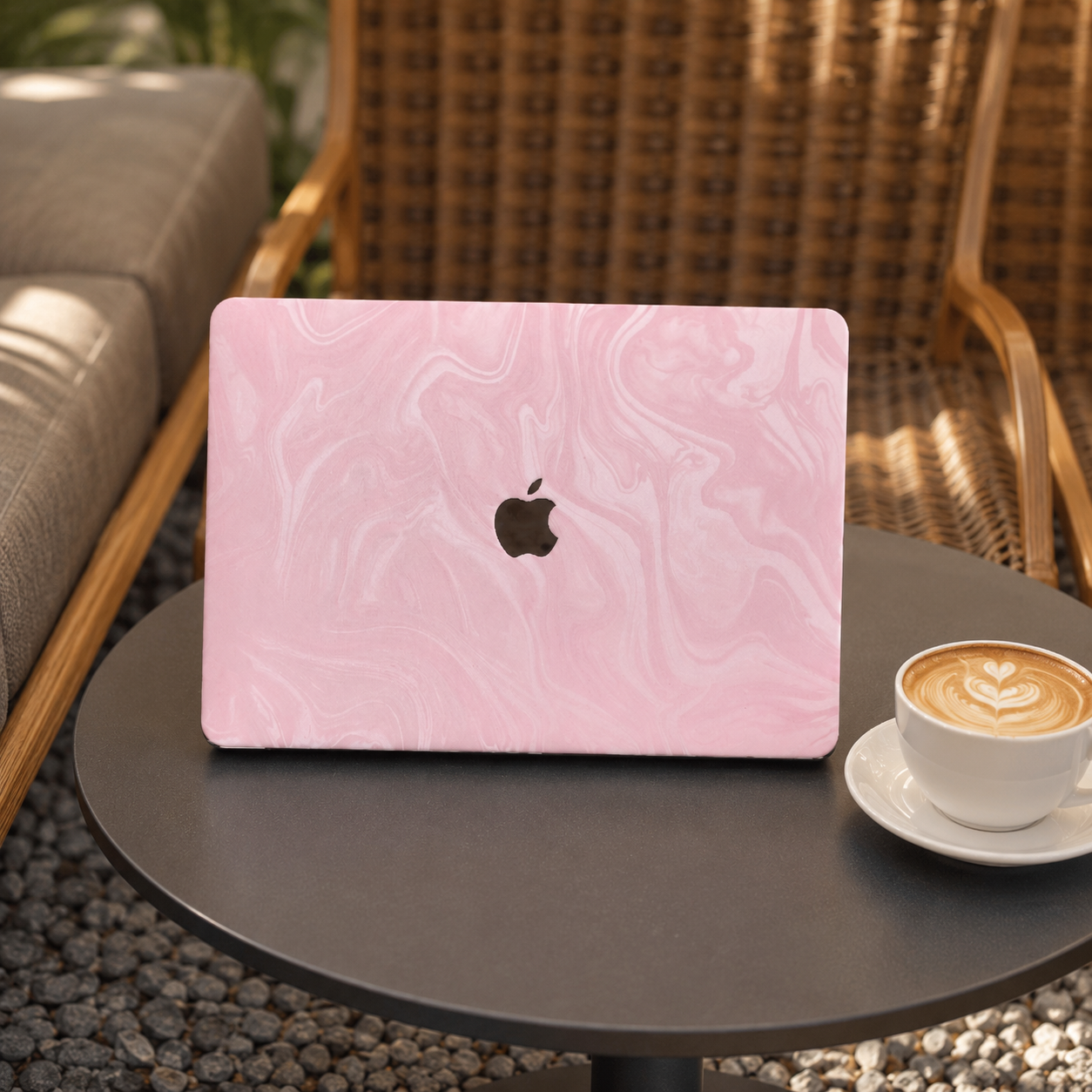 Marble Finish MacBook Protective Case