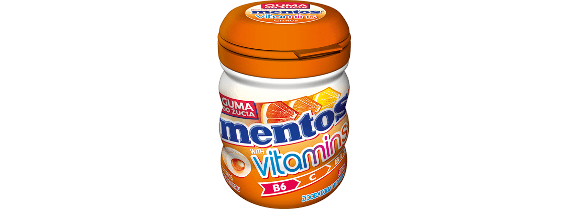 Mentos Vitamins Gum CITRUS