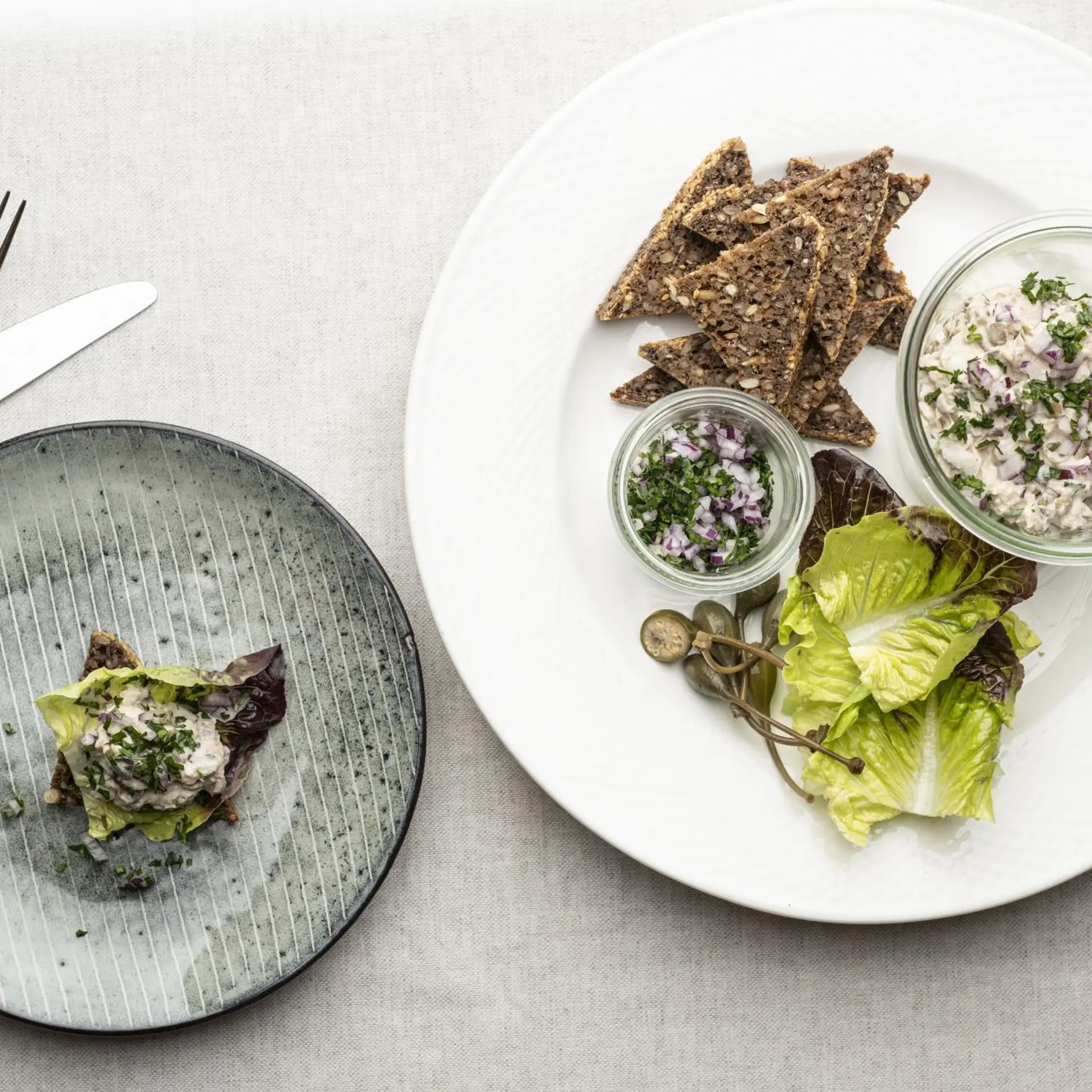 Tunsalat med linser
