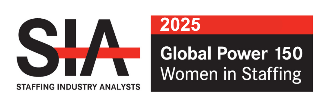SIA Staffing Industry Analysts 2025 Global Power 150 Women in Staffing award logo