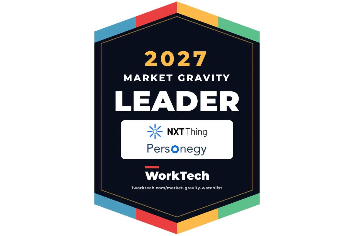NXTThing RPO and Personegy Named a Gravity Leader on WorkTech Market Gravity Watch List