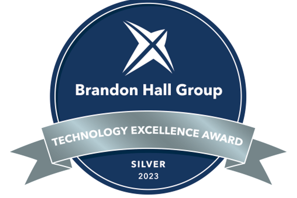 brandon hall group technology excellence award silver 2023