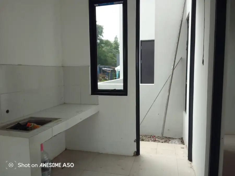 rumah tipe 36/60 garden house serpong tampak depan