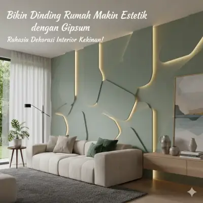 Bikin Dinding Rumah Makin Estetik dengan Gipsum: Rahasia Dekorasi Interior Kekinian! - Panorama Bintaro