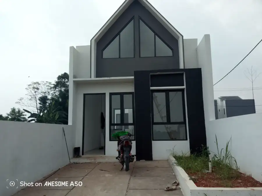 rumah tipe 36/60 garden house serpong tampak depan