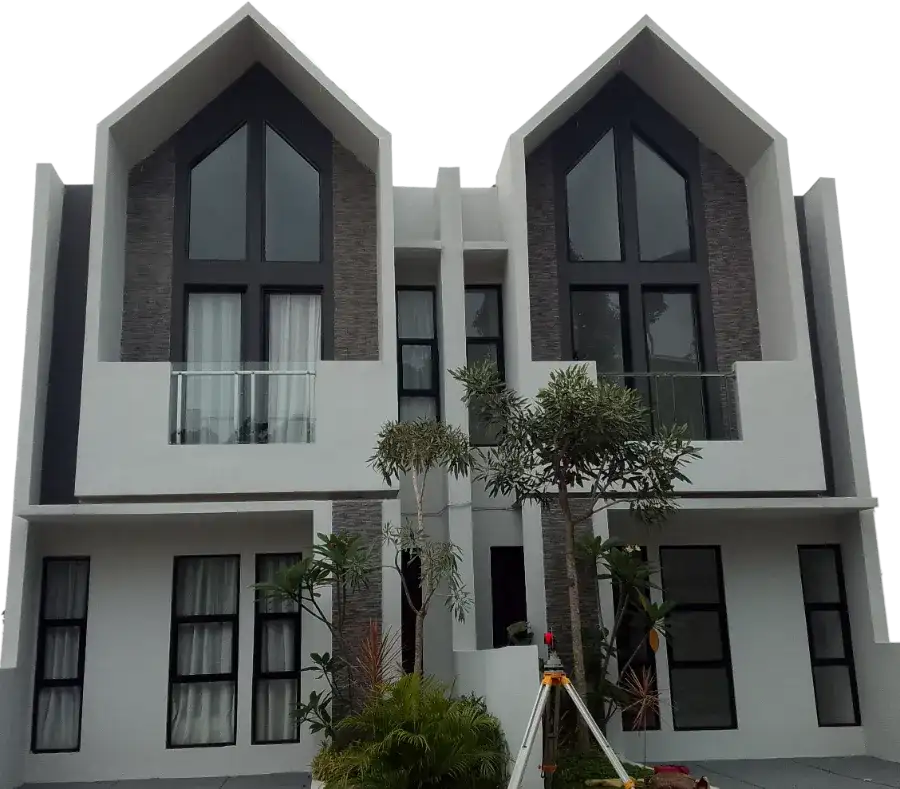 contoh rumah green house serpong menggunakan bahan dan material terbaik