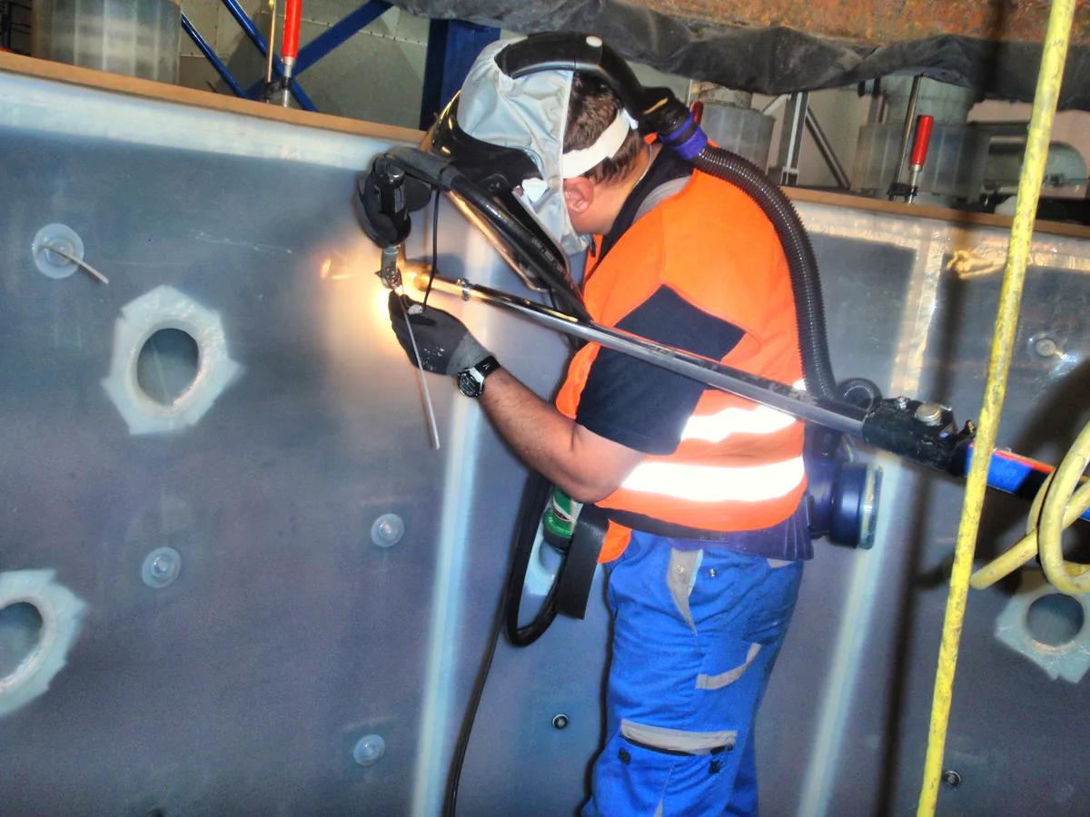 EPDM rubber lining application