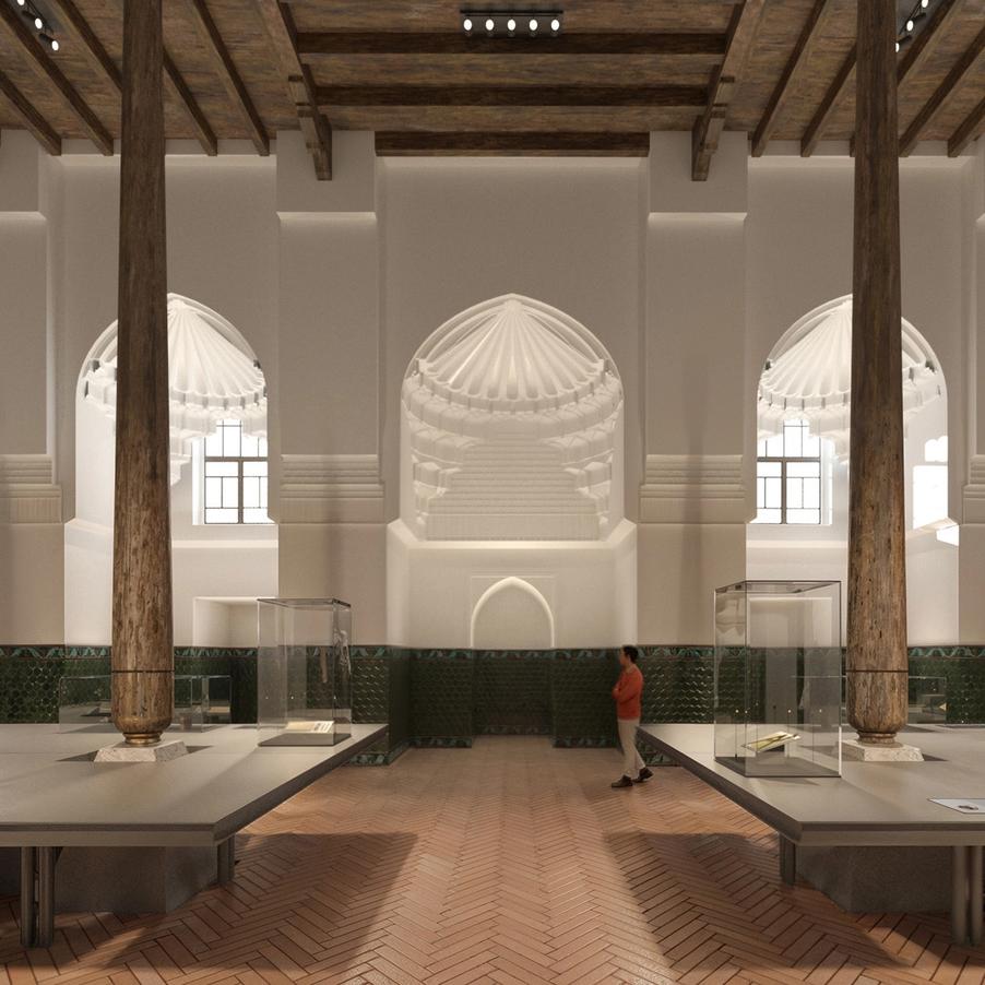 Intérieur architectural mis en lumière par Paris Lighting