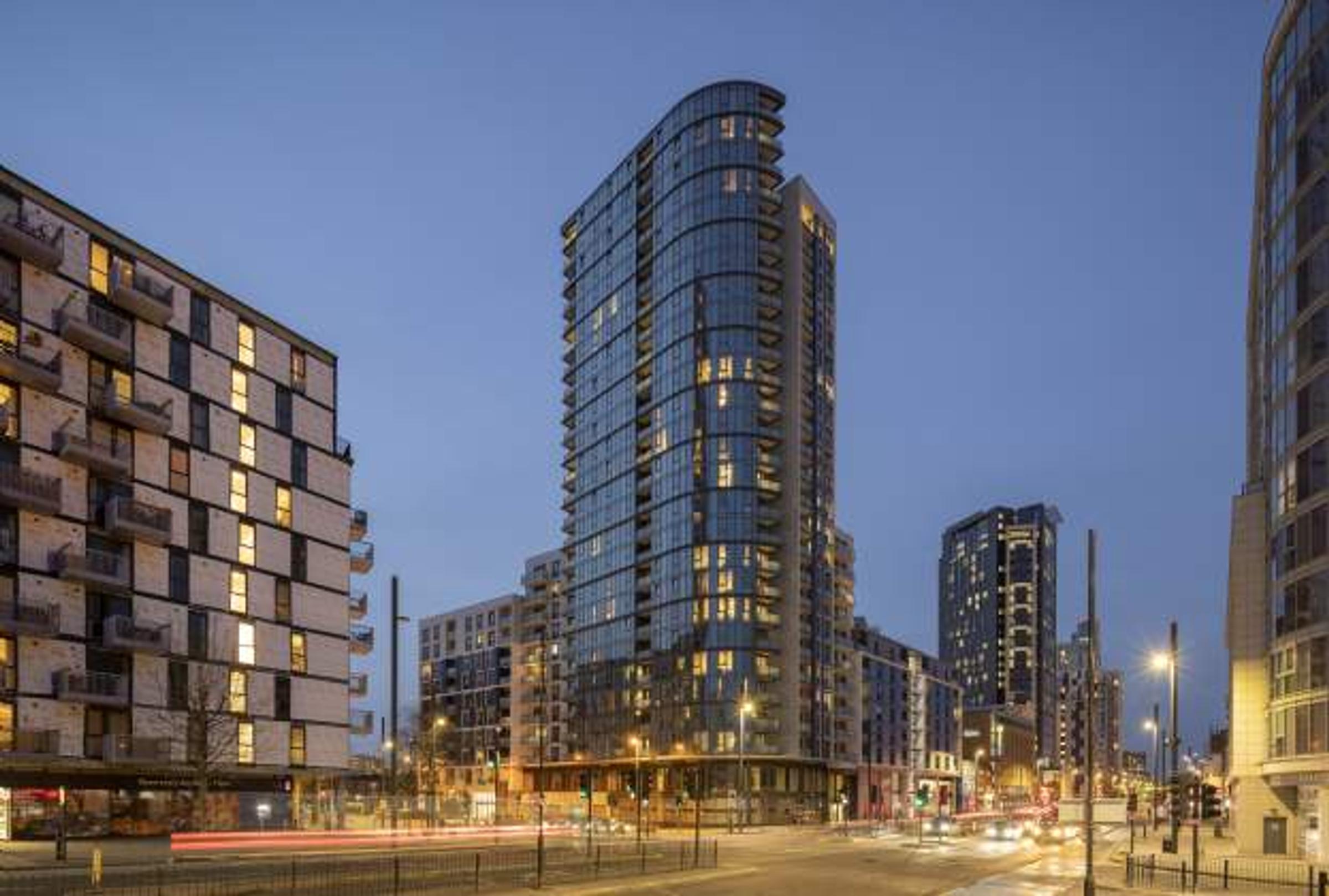 Some members of Arc Design Studio gathered around some work