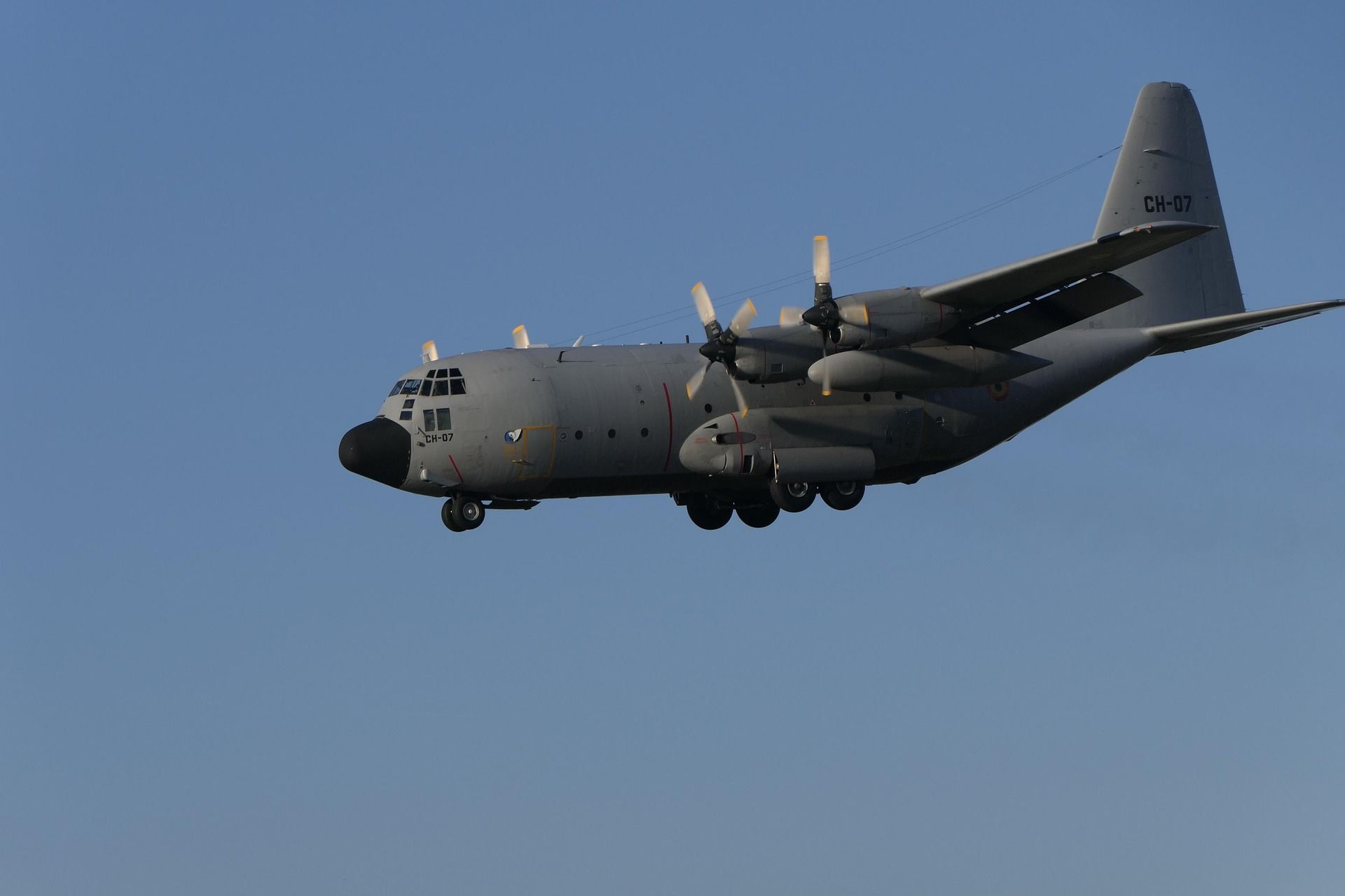 American Military Aircraft Lands at Sofia Airport
