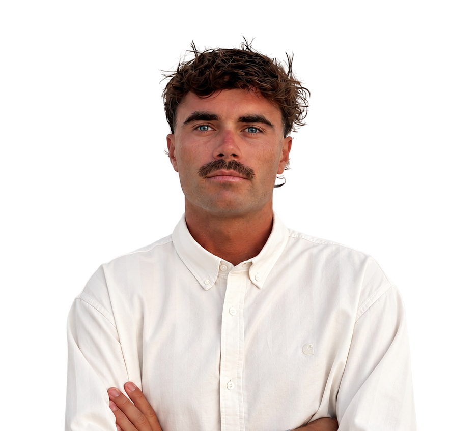 Portrait of Justin, Almond expert in Performance.