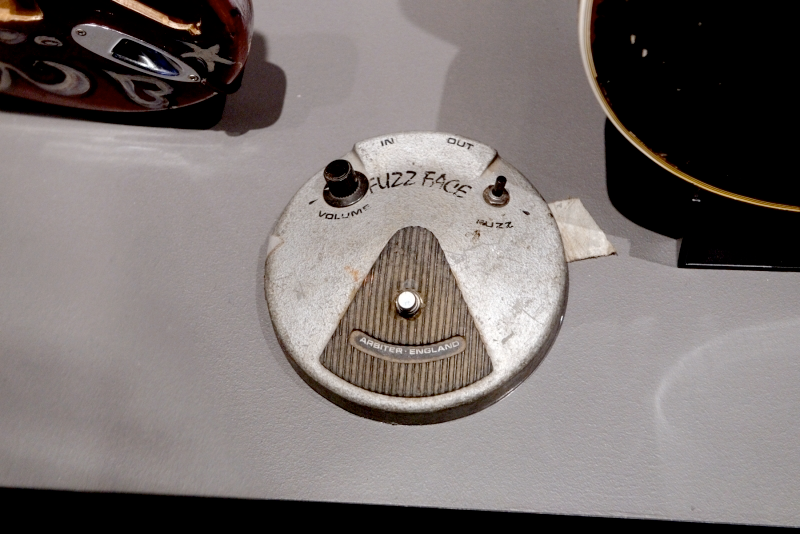 Jimi Hendrix's used original Fuzz Face guitar pedal that sold for $40,625