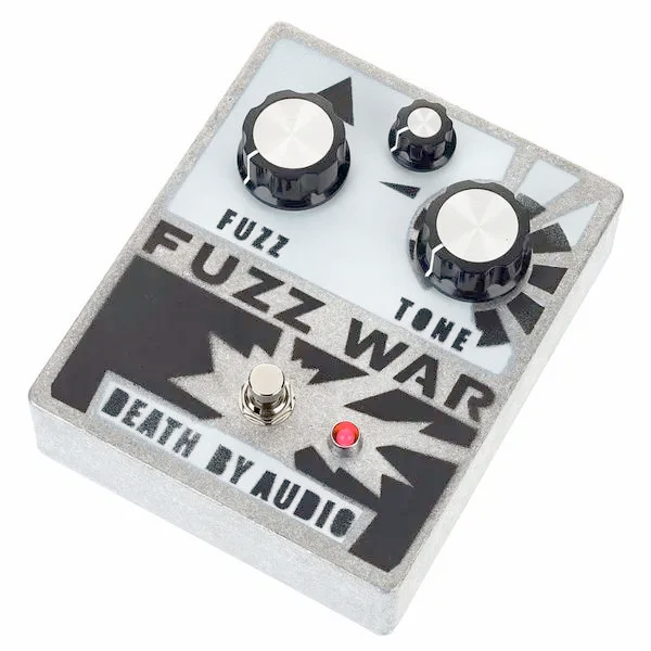 Death by audio Fuzz War Fuzz pedal on white background