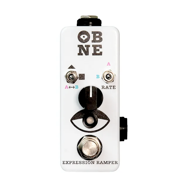 Old Blood Noise Endeavors Expression Ramper on a white background. One of the best, cheap guitar expression pedals