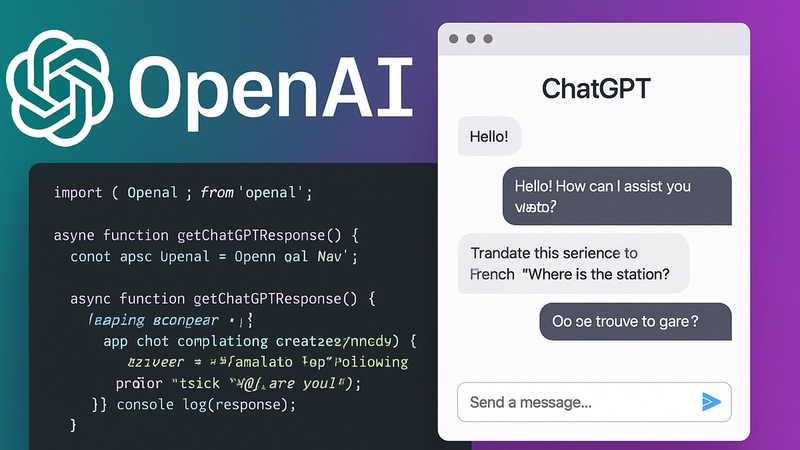 Imagem ilustrativa para integração do ChatGPT