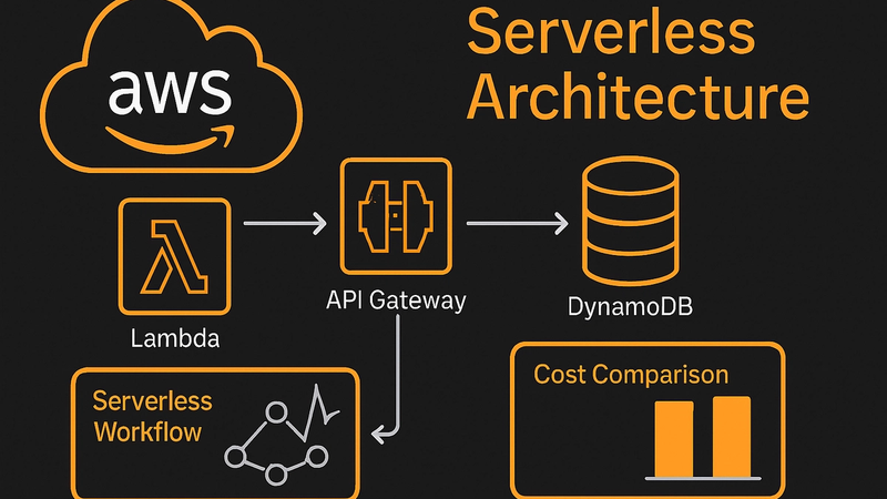 Serverless architecture illustration
