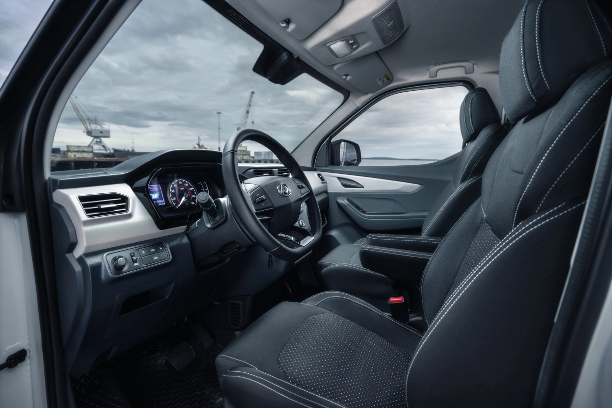 e-Deliver 3 interiör cockpit