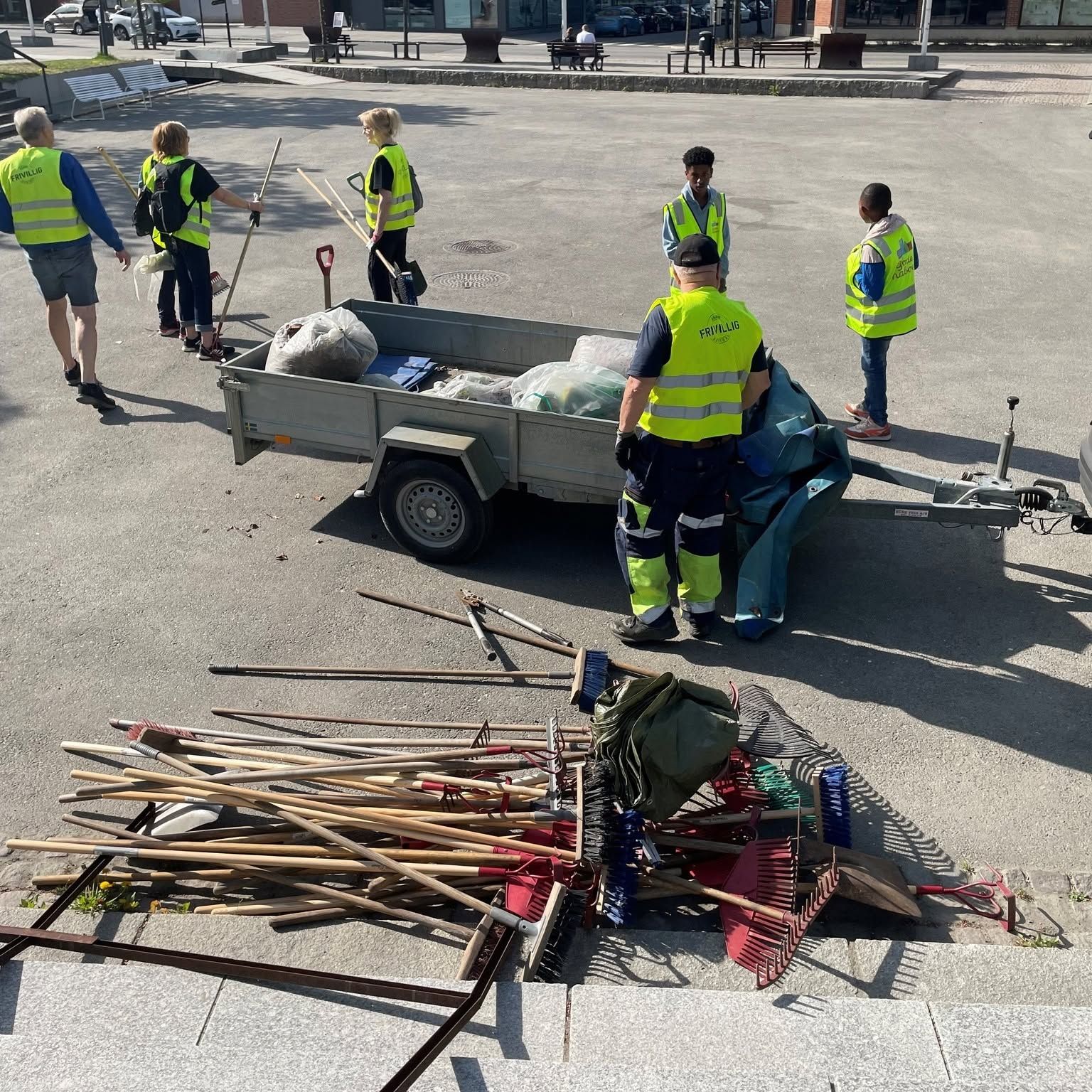 Mennesker i byrommet