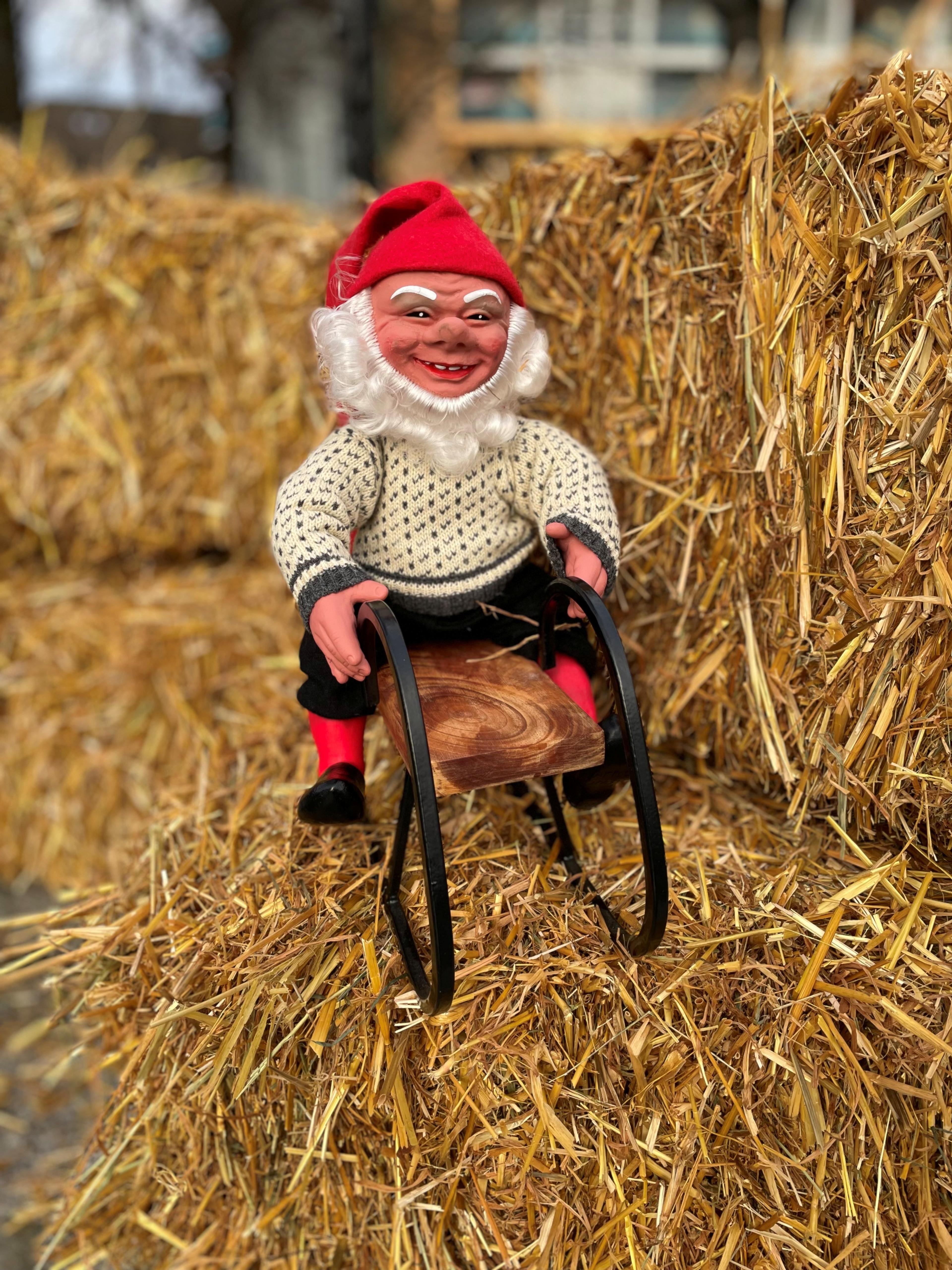 En nisse på en slede