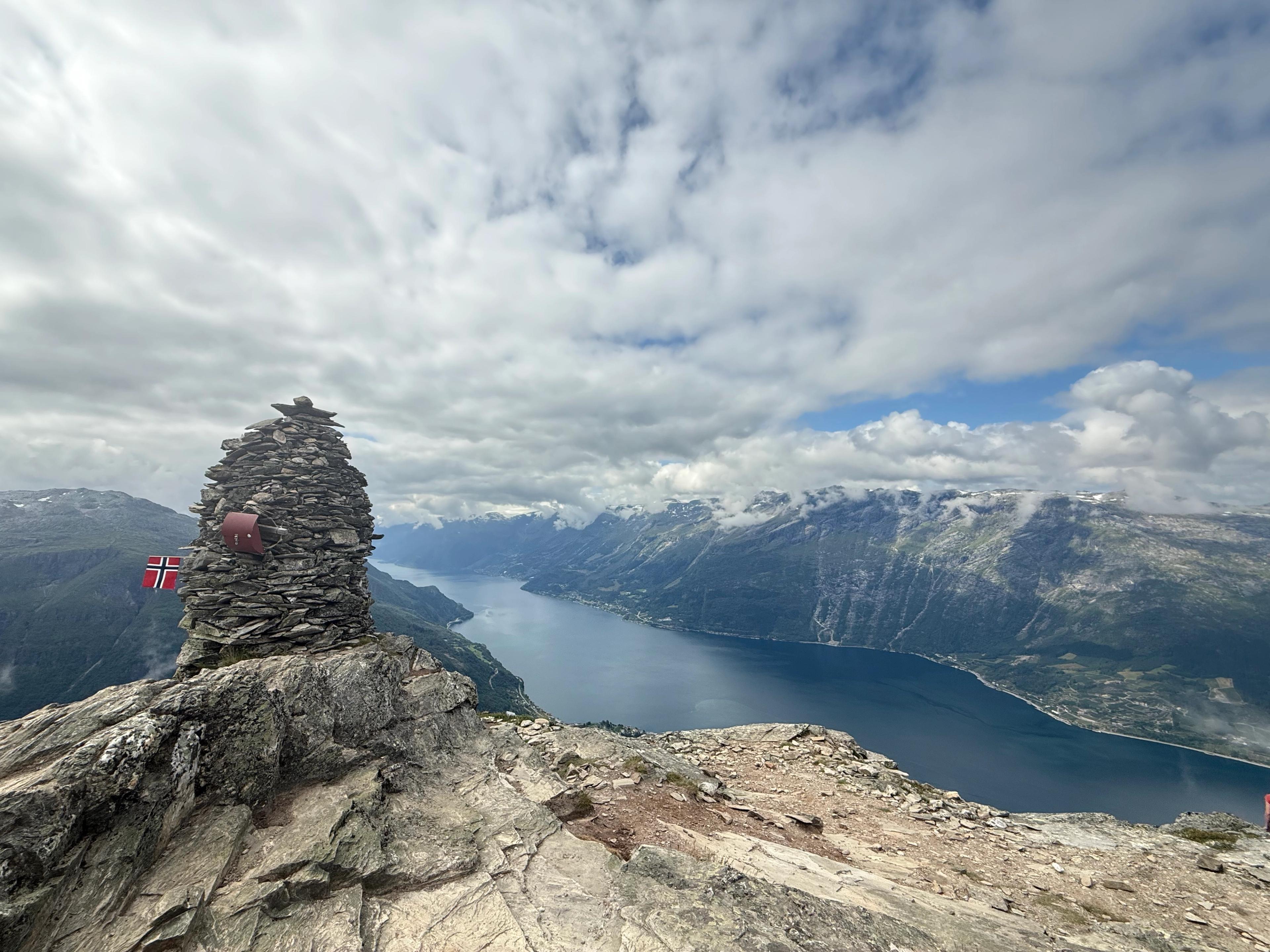 På toppen av fjellet