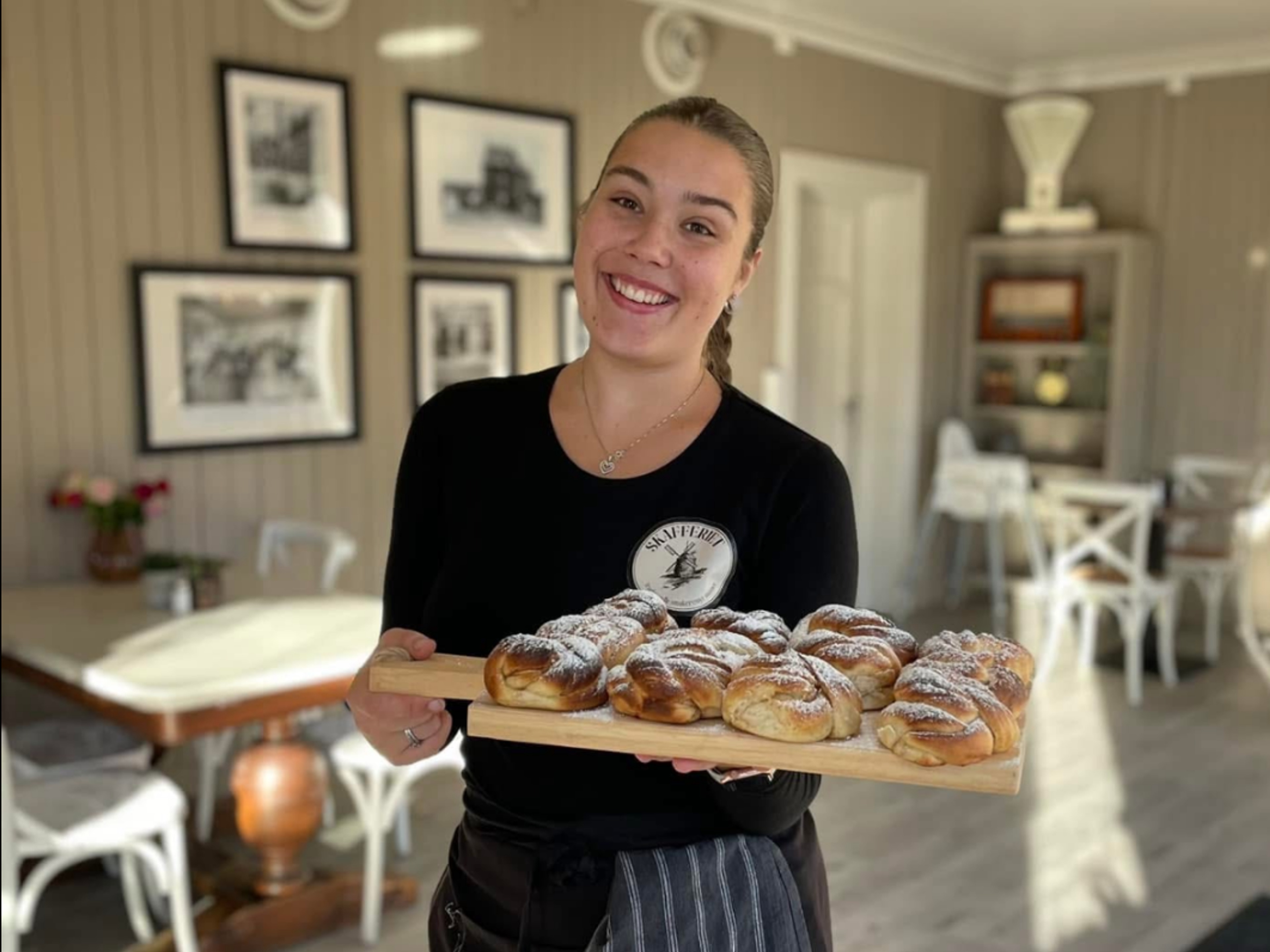 Malin inne på Skafferiet med bakst