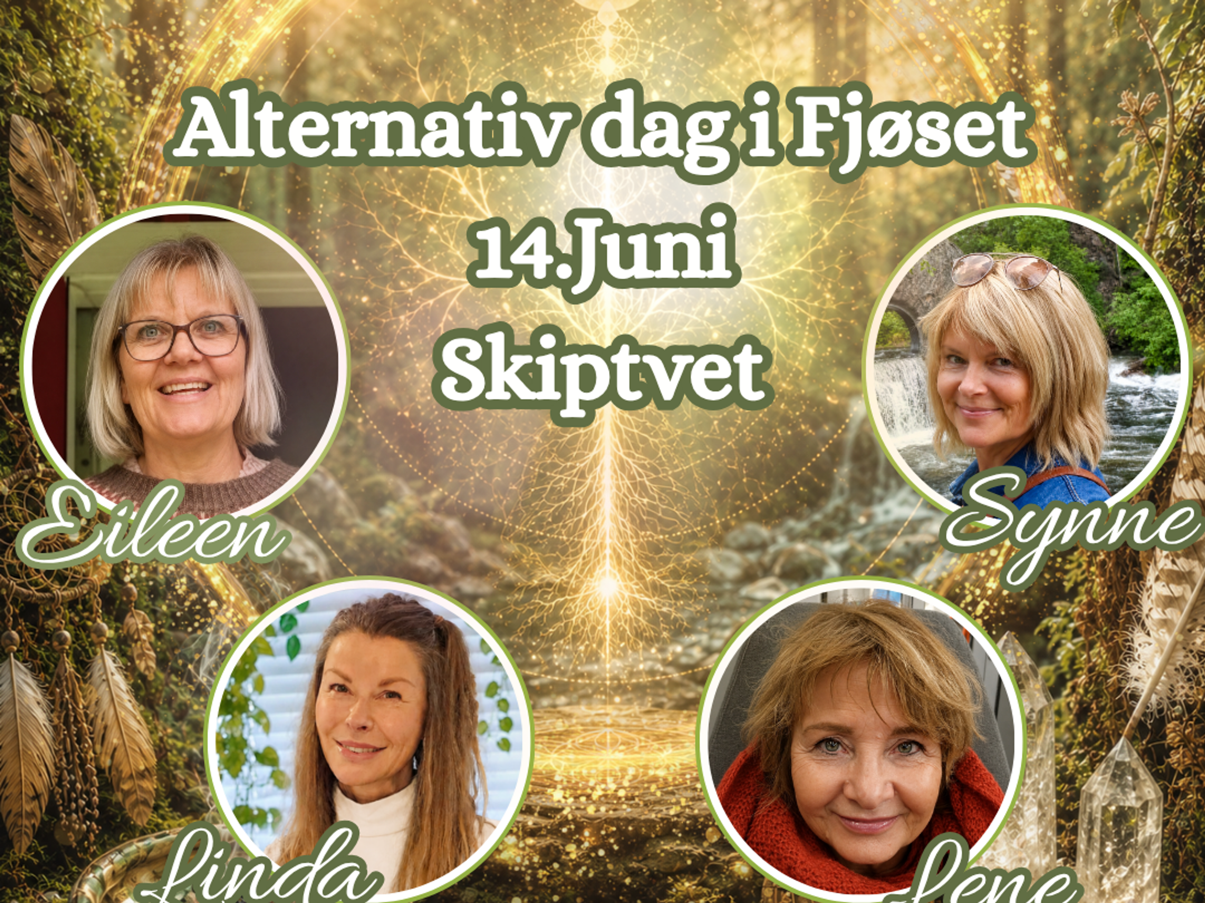 Plakat med forskjellige ansikter