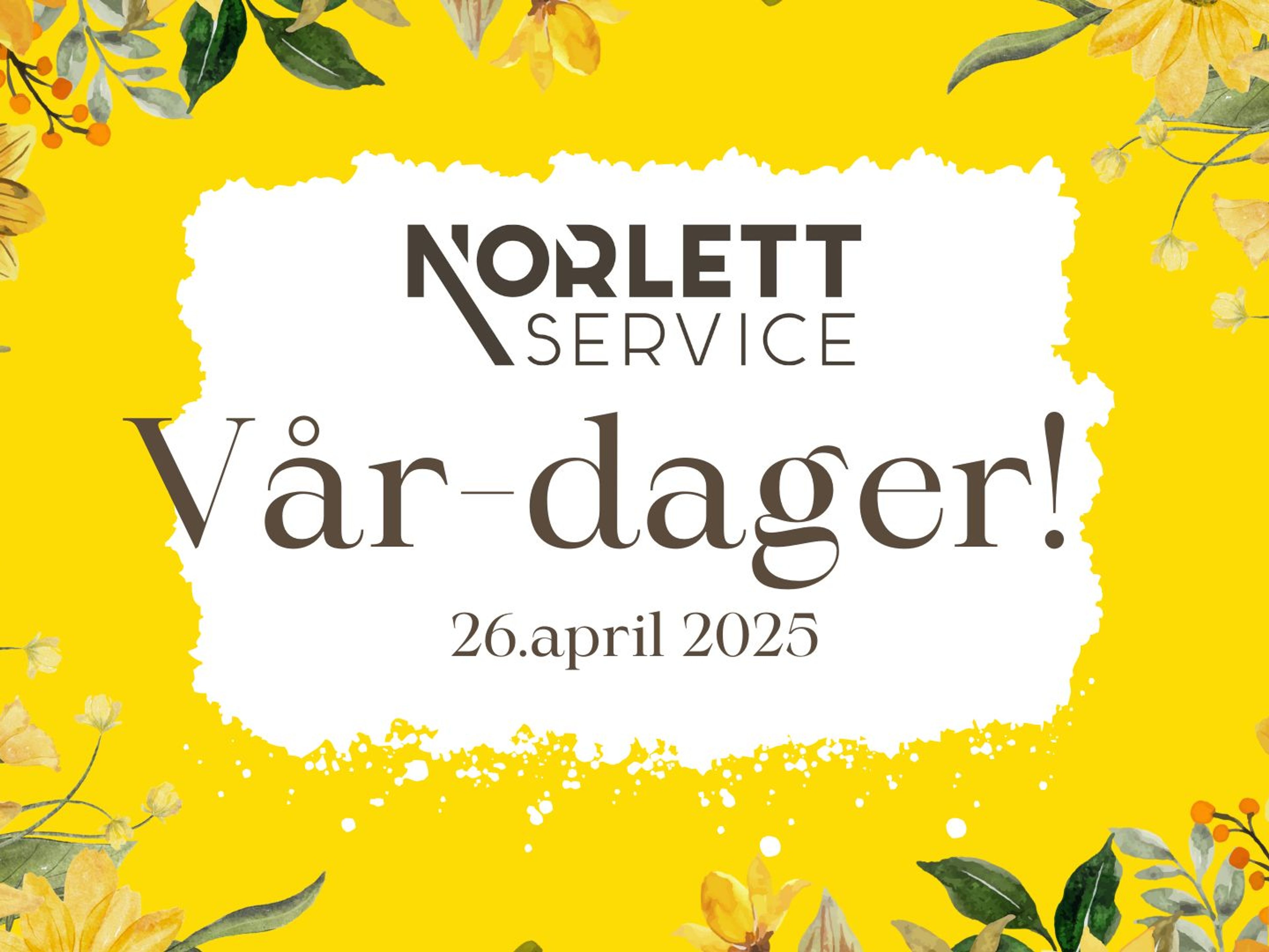 Påske gult bilde fra Norlett Service