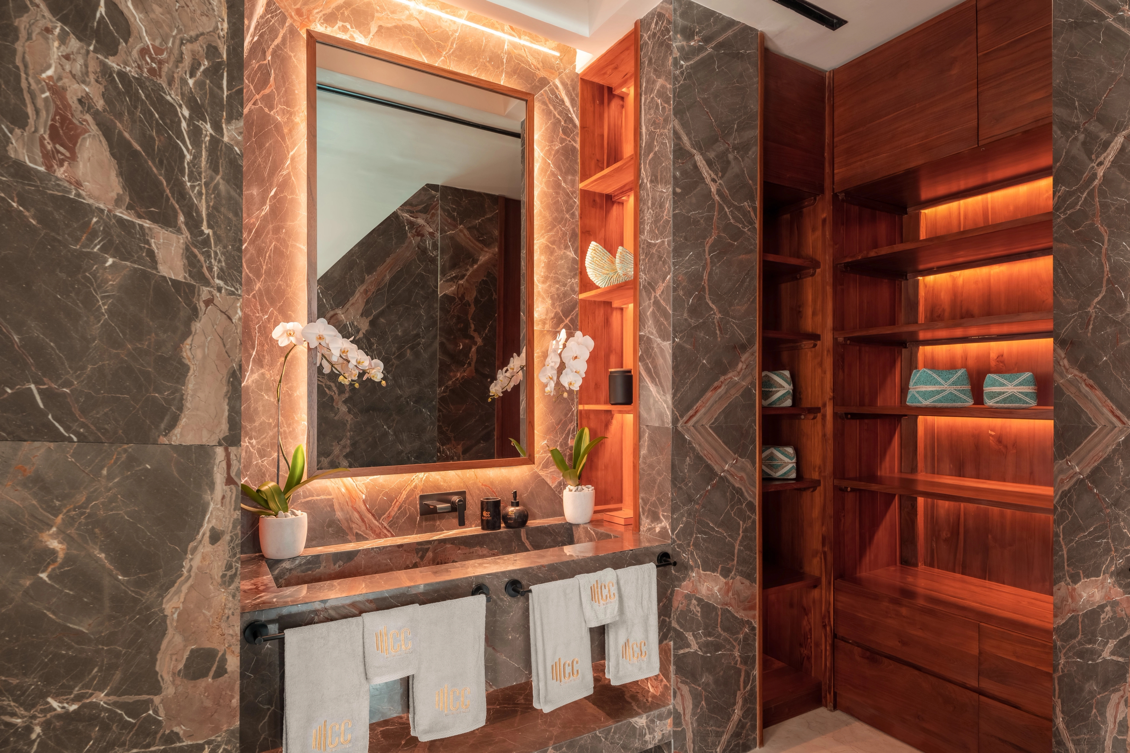 lower level suite bathroom image