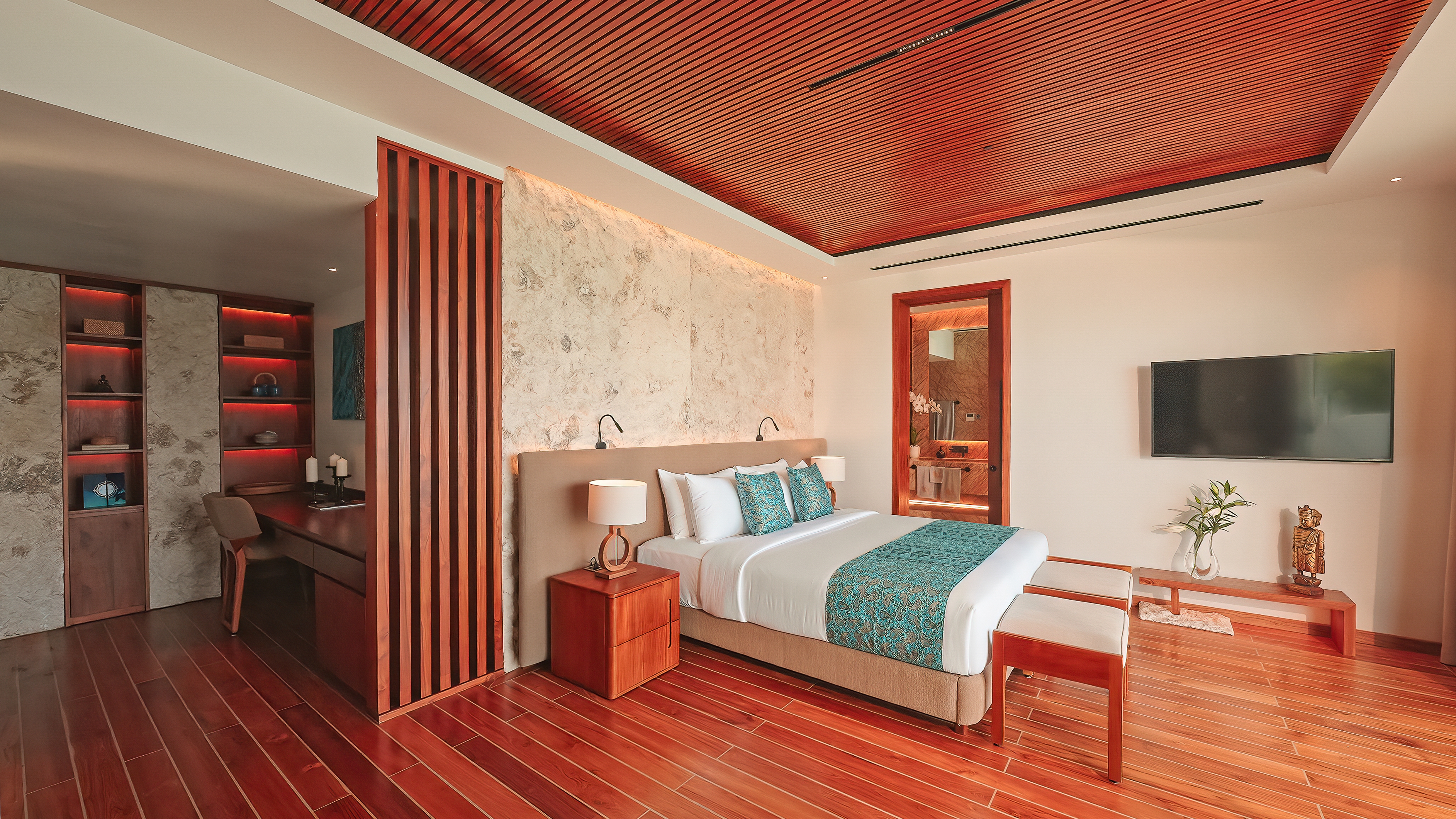 left wing master suite bedroom image