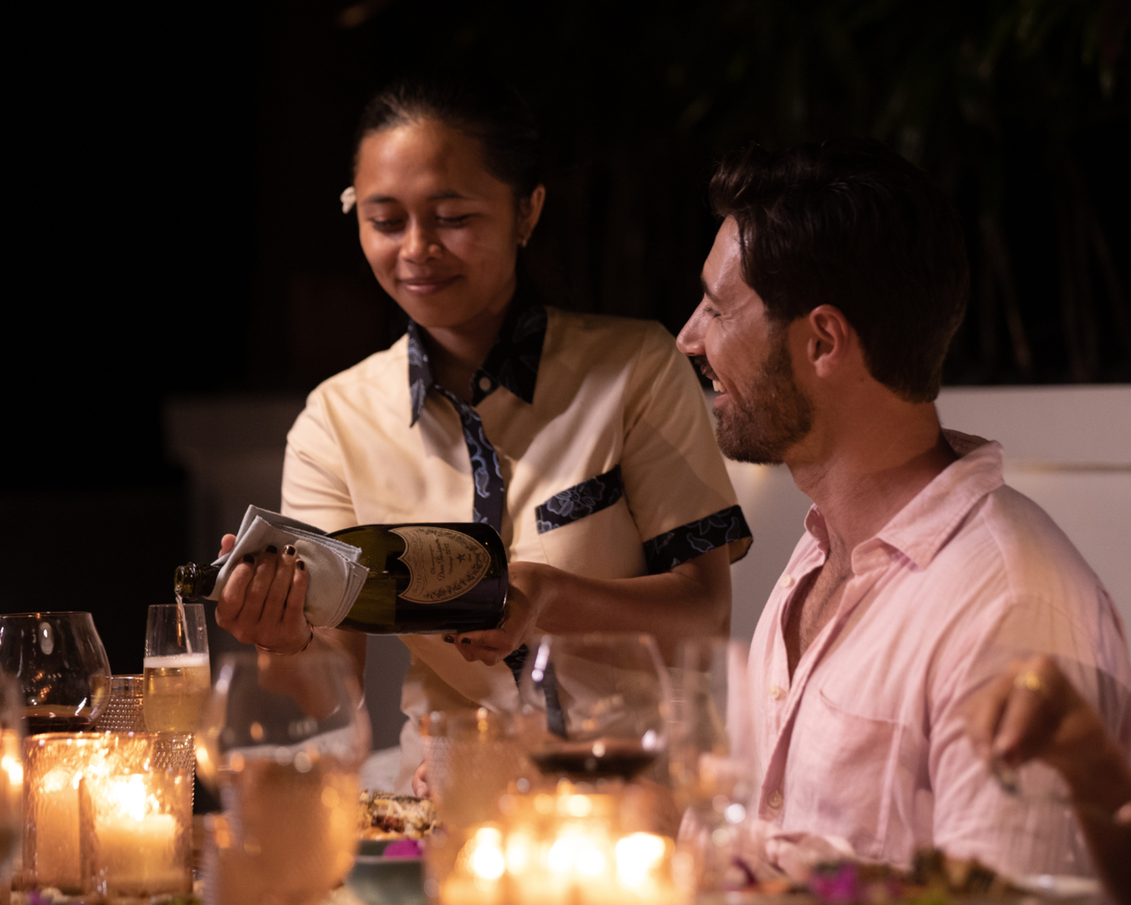 dining table setup for private celebrations