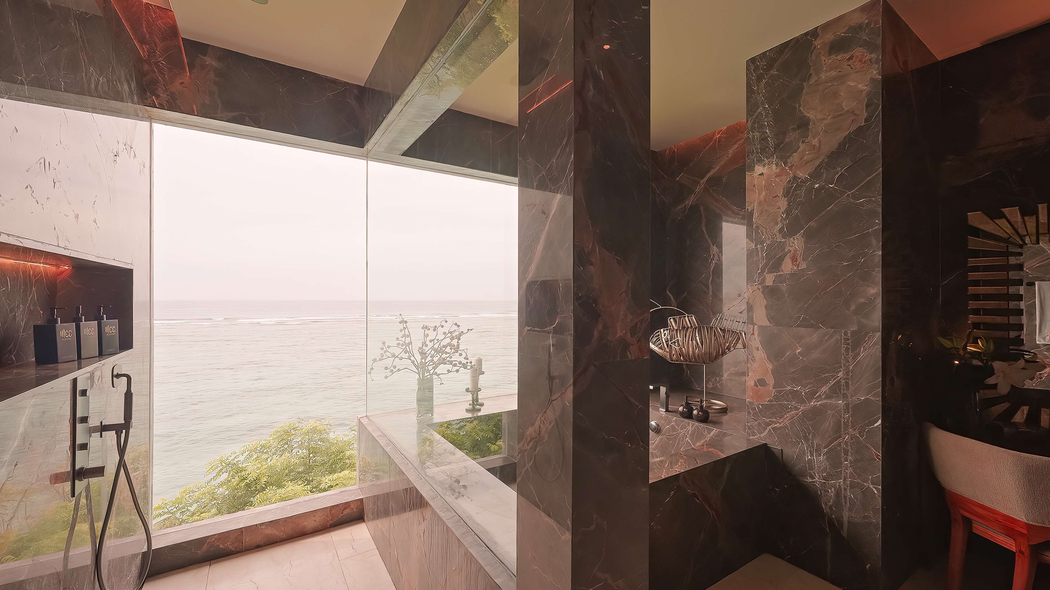 lower level suite bathroom image