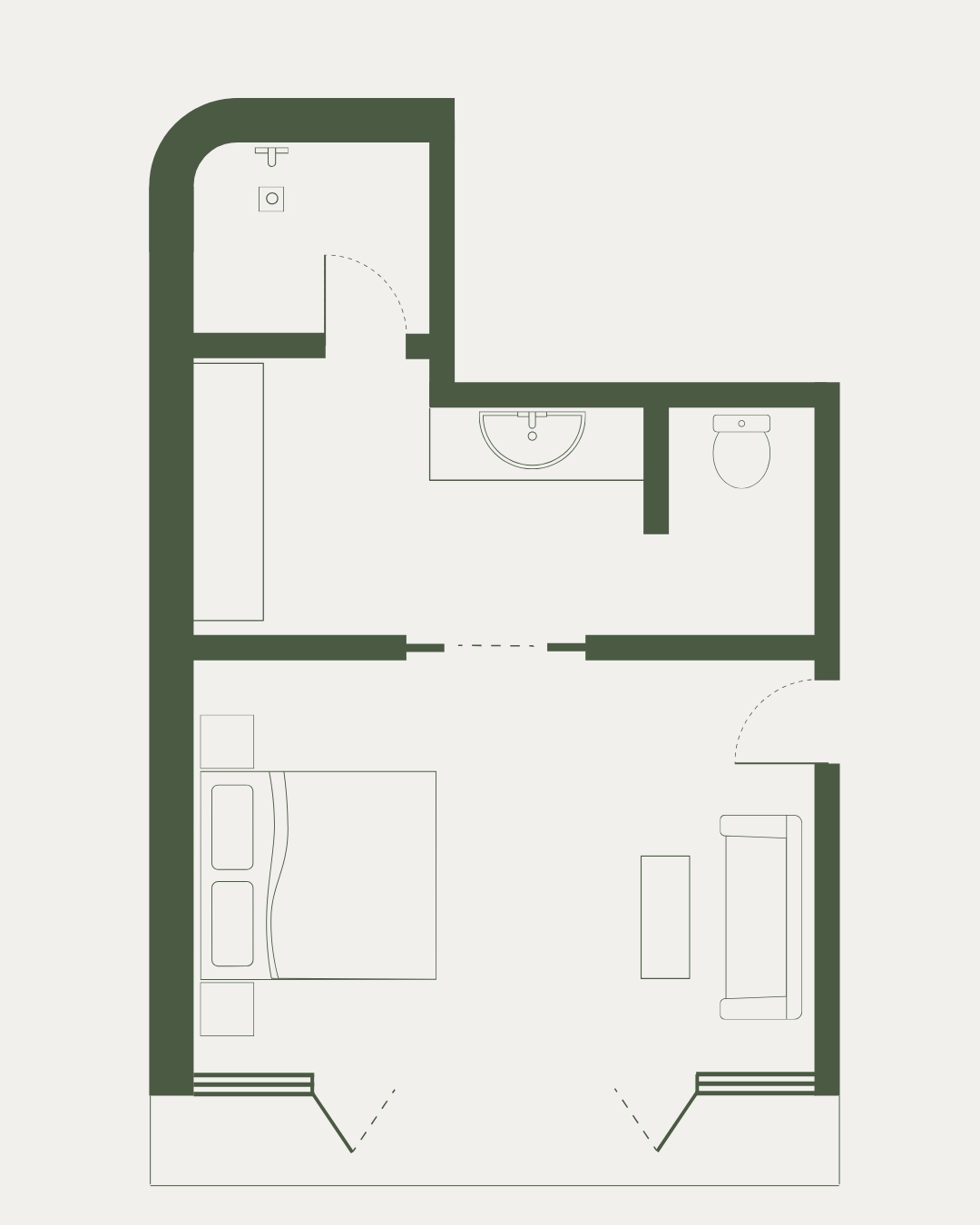 main level suite layout