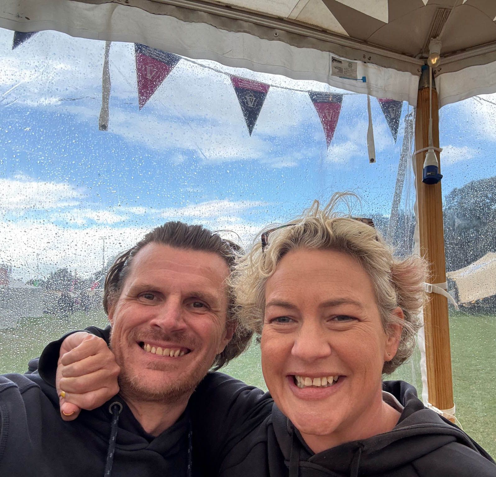 Rachel Murphy and Dean Mawson