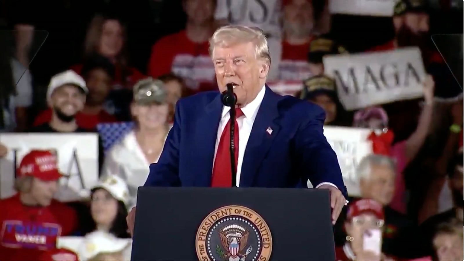 Trump Intensifies Attacks on El-Sayed at Michigan Rally, Drawing Rebuke ...