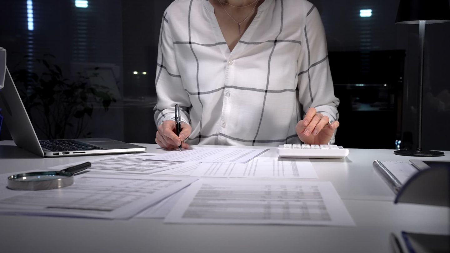 working with spreadsheets instead of software