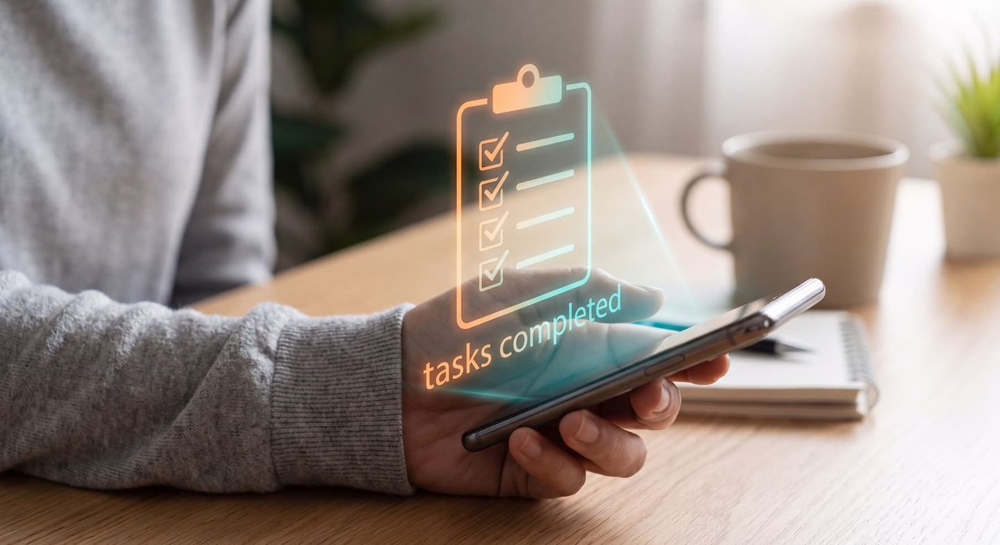 automated reminders, updates, tasks with custom software