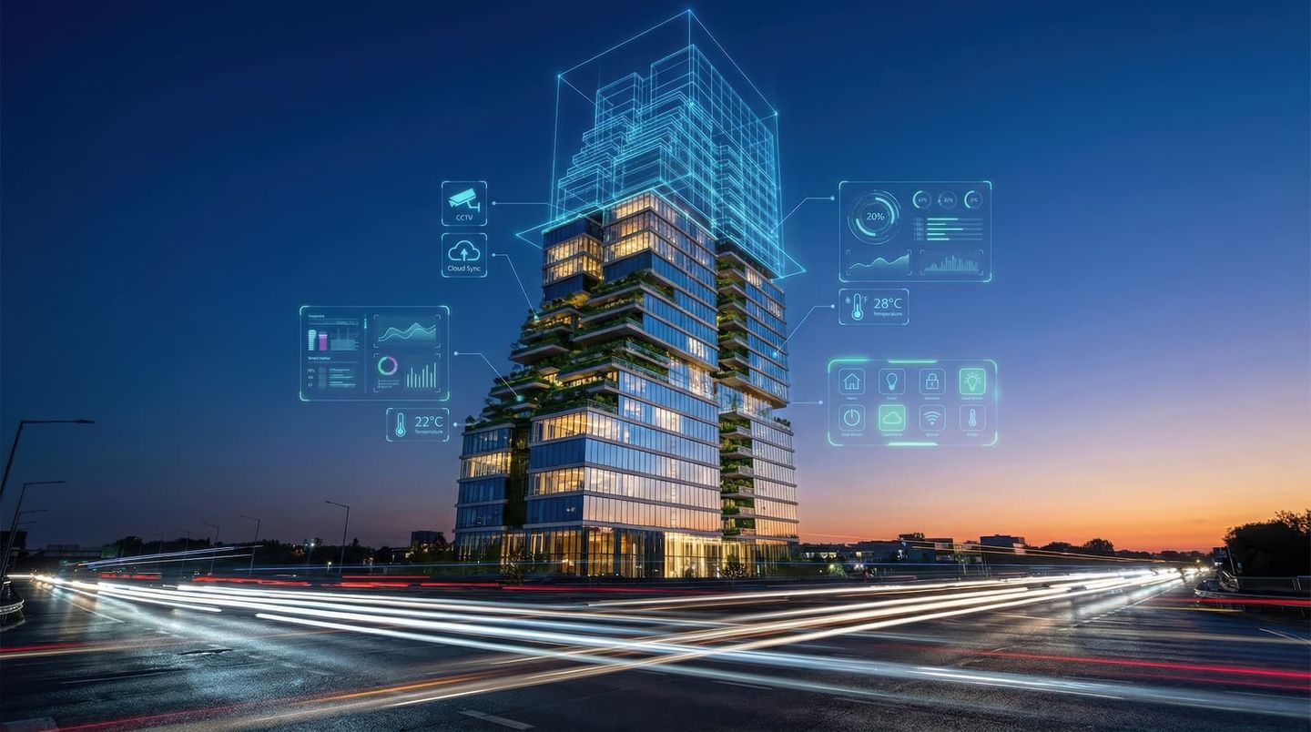 building showing stages of custom software
