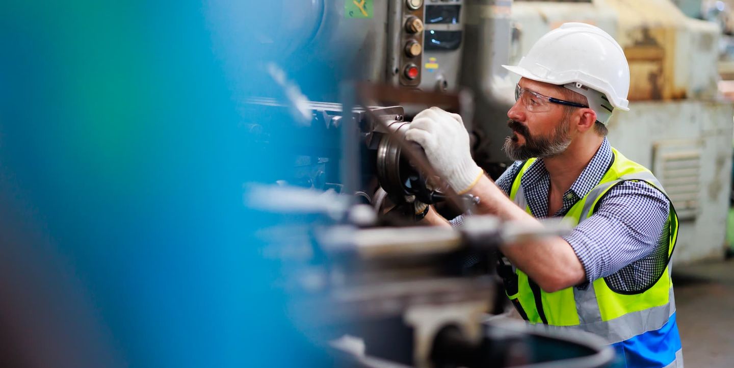 person handling manufacturing in a factory