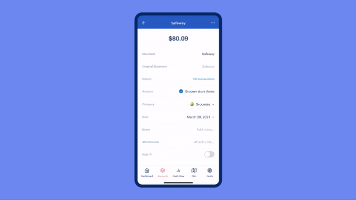 Customizable dashboard and more | Monarch