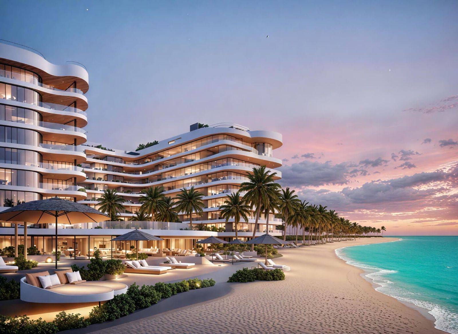 Luxury Freehold 1-Bedroom Apartment with Direct Sea View