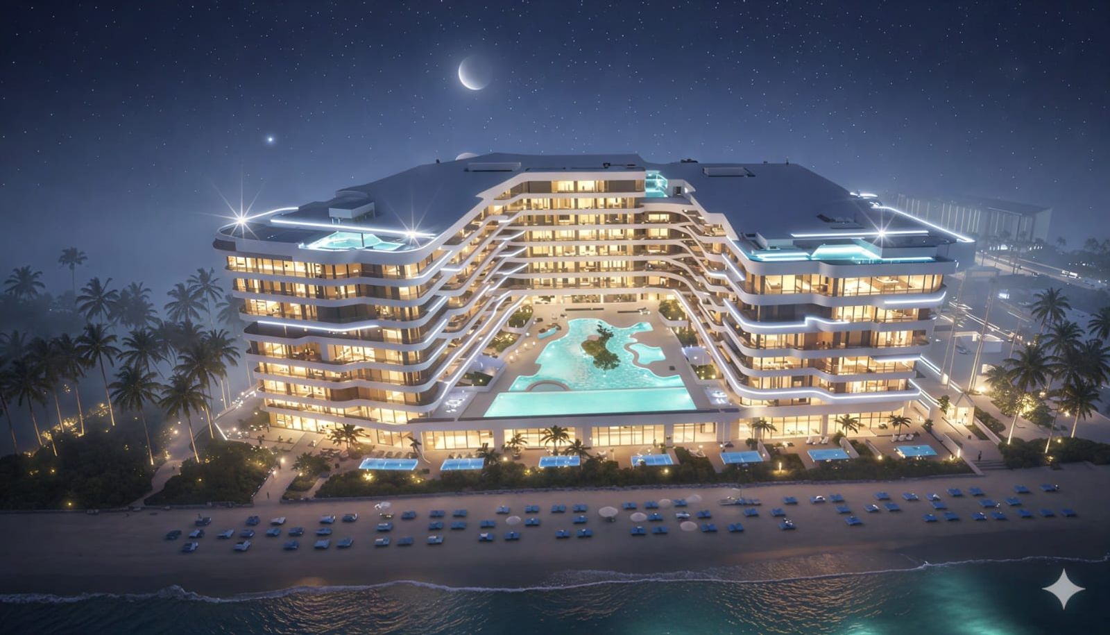 Luxury Freehold 2-Bedroom Apartment with Direct Sea View, واجهة خارجية