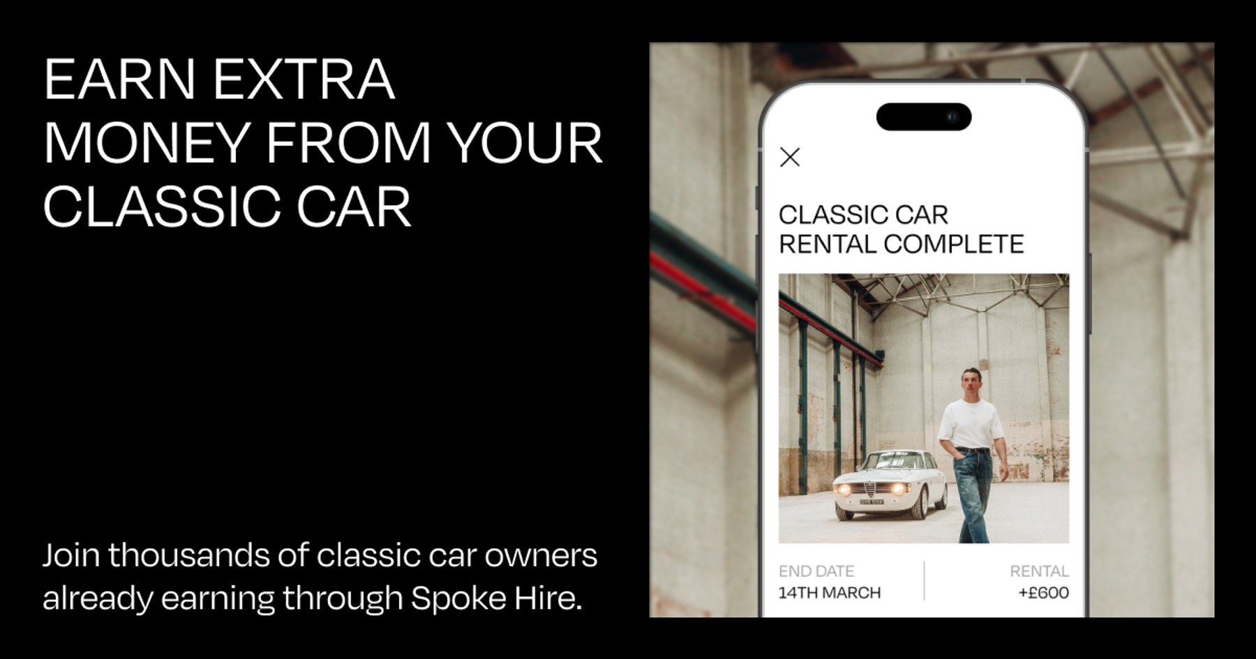 make money from classic car