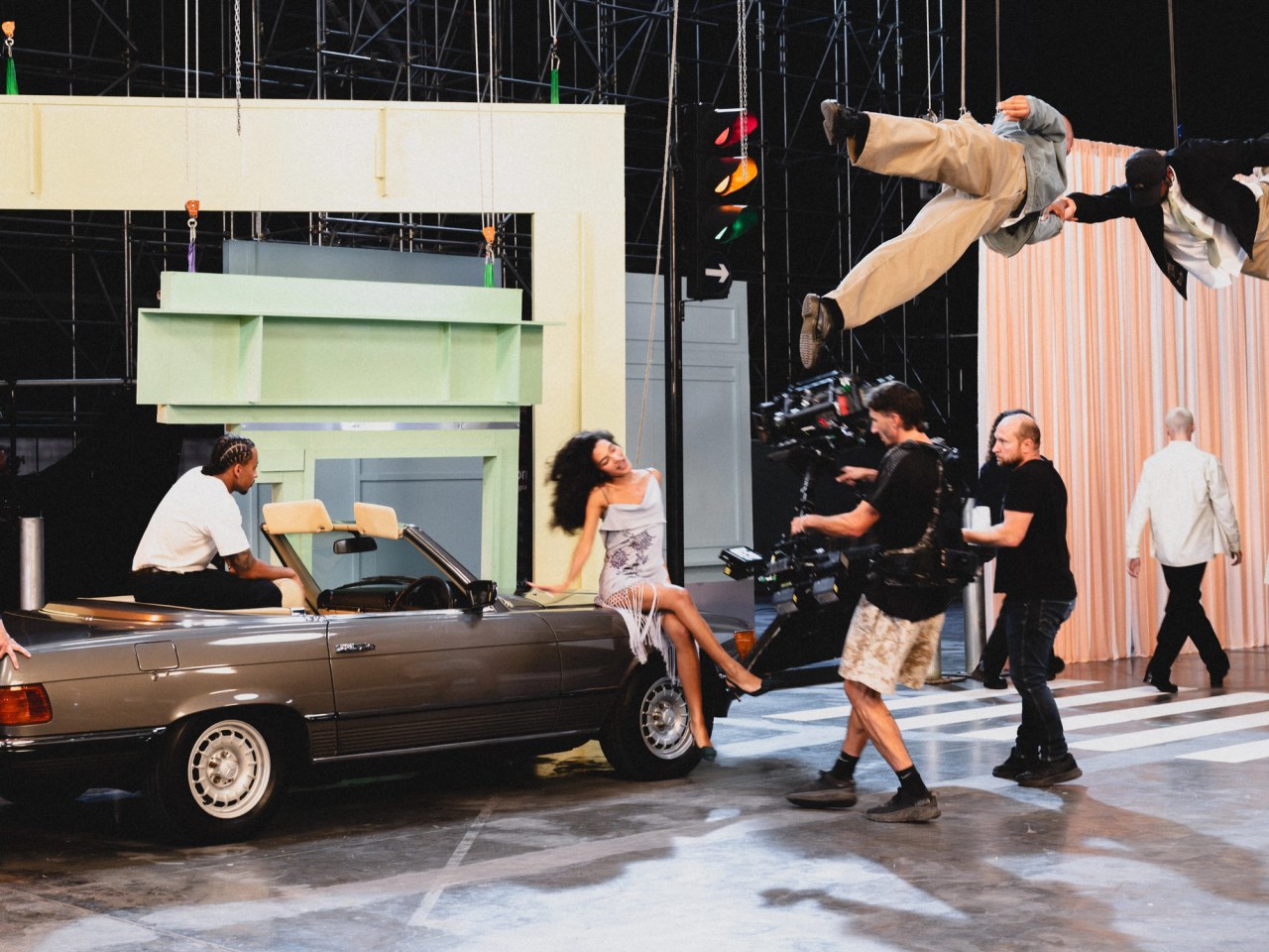 classic car hired for olivia dean music video