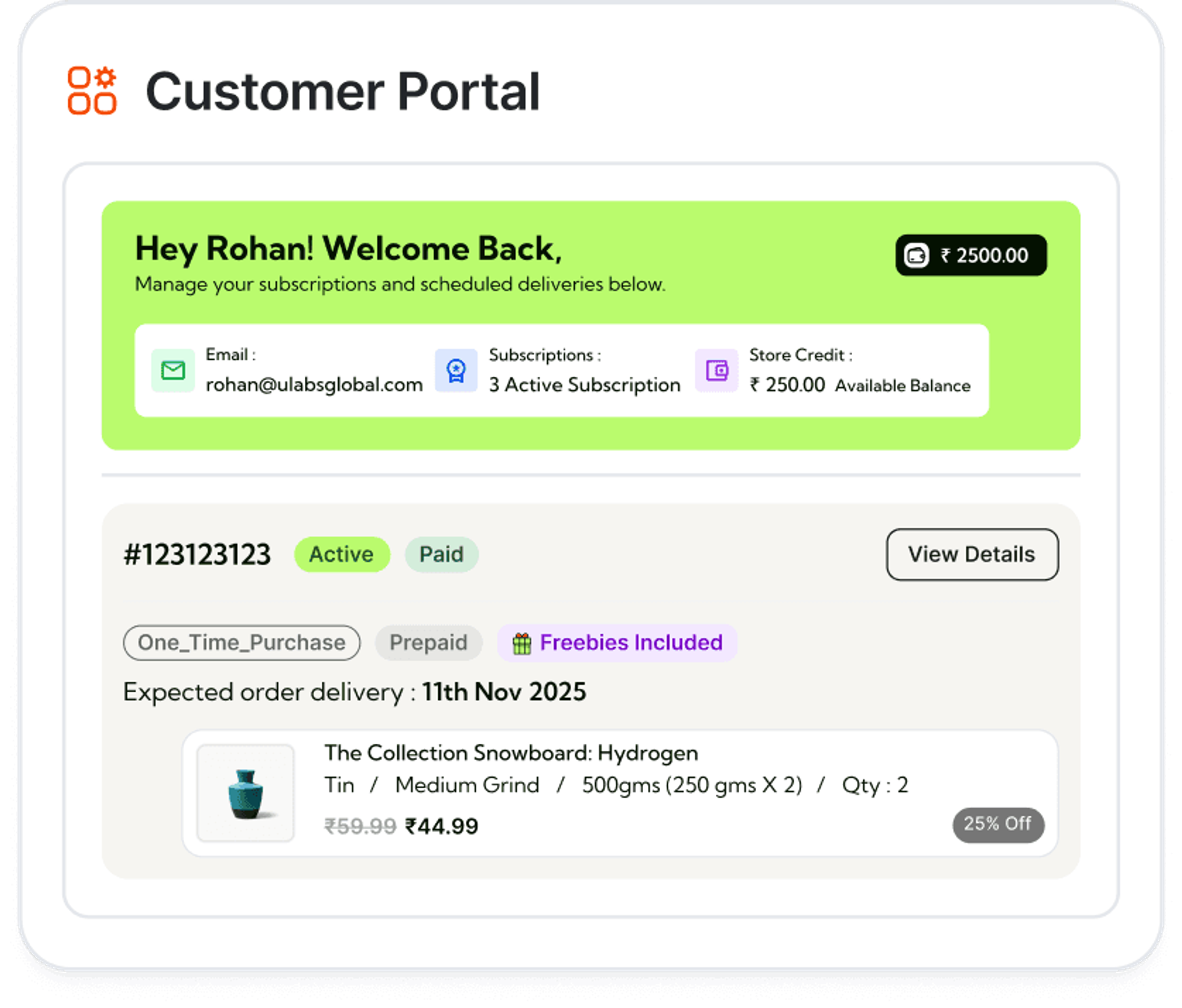 Give Customers Full Control And Reasons To Stay — product preview