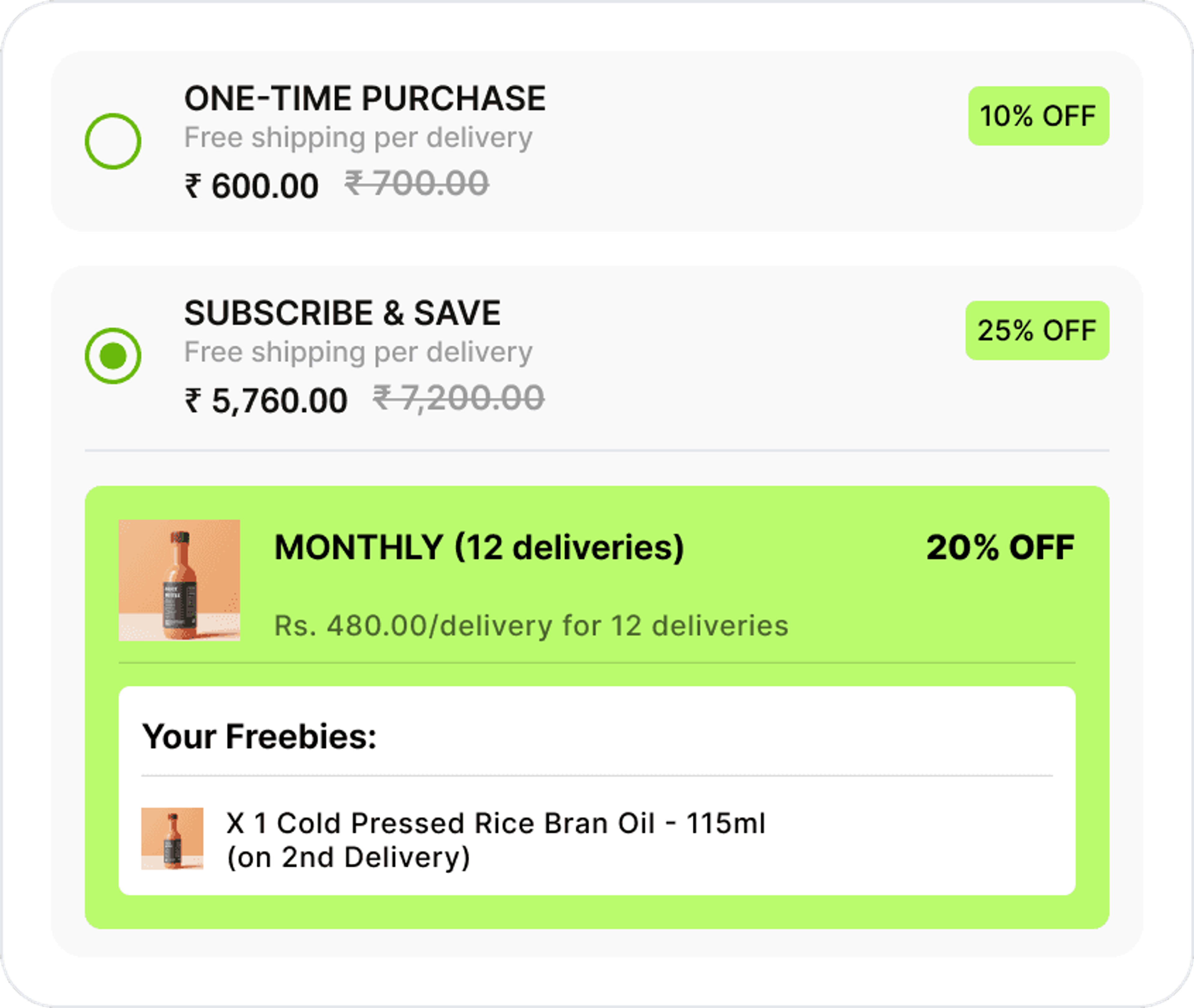 Power Predictable Revenue With Flexible Subscriptions — product preview