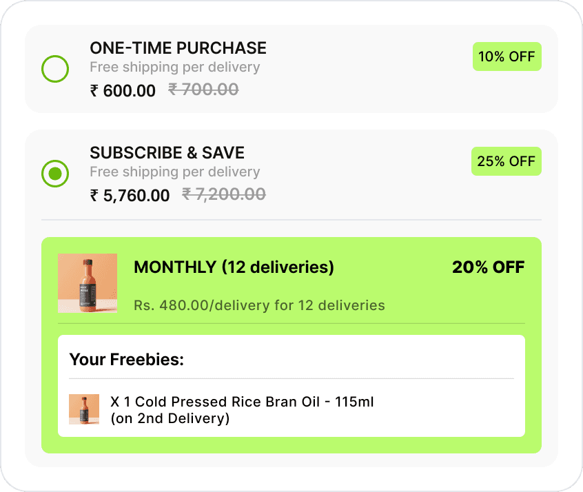 Power Predictable Revenue With Flexible Subscriptions — product preview